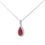 Thumbnail: Ruby Halo Pendant (#18610)