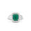 Thumbnail: Fancy Emerald Ring (#18093)