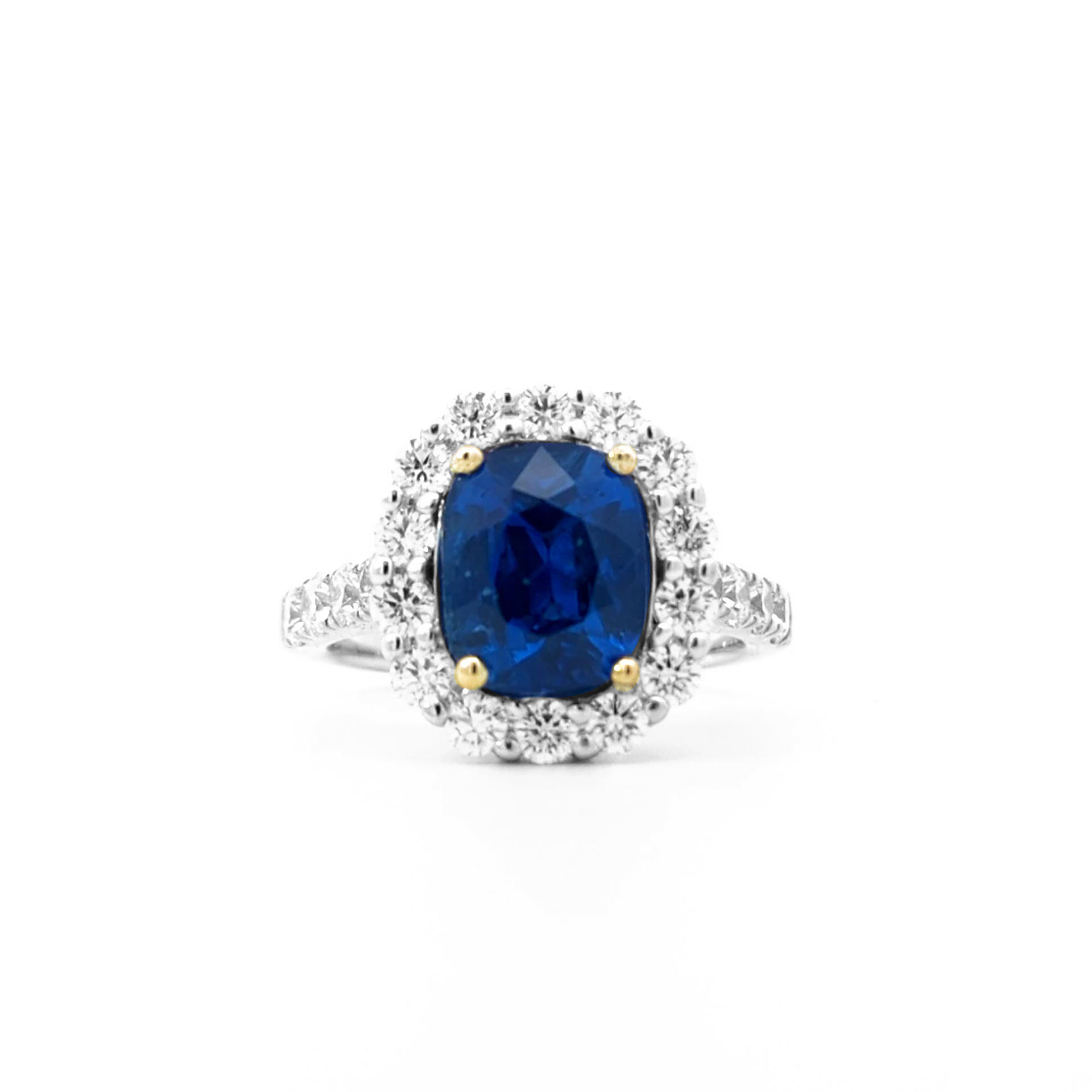 Sapphire Halo Ring (#18311)