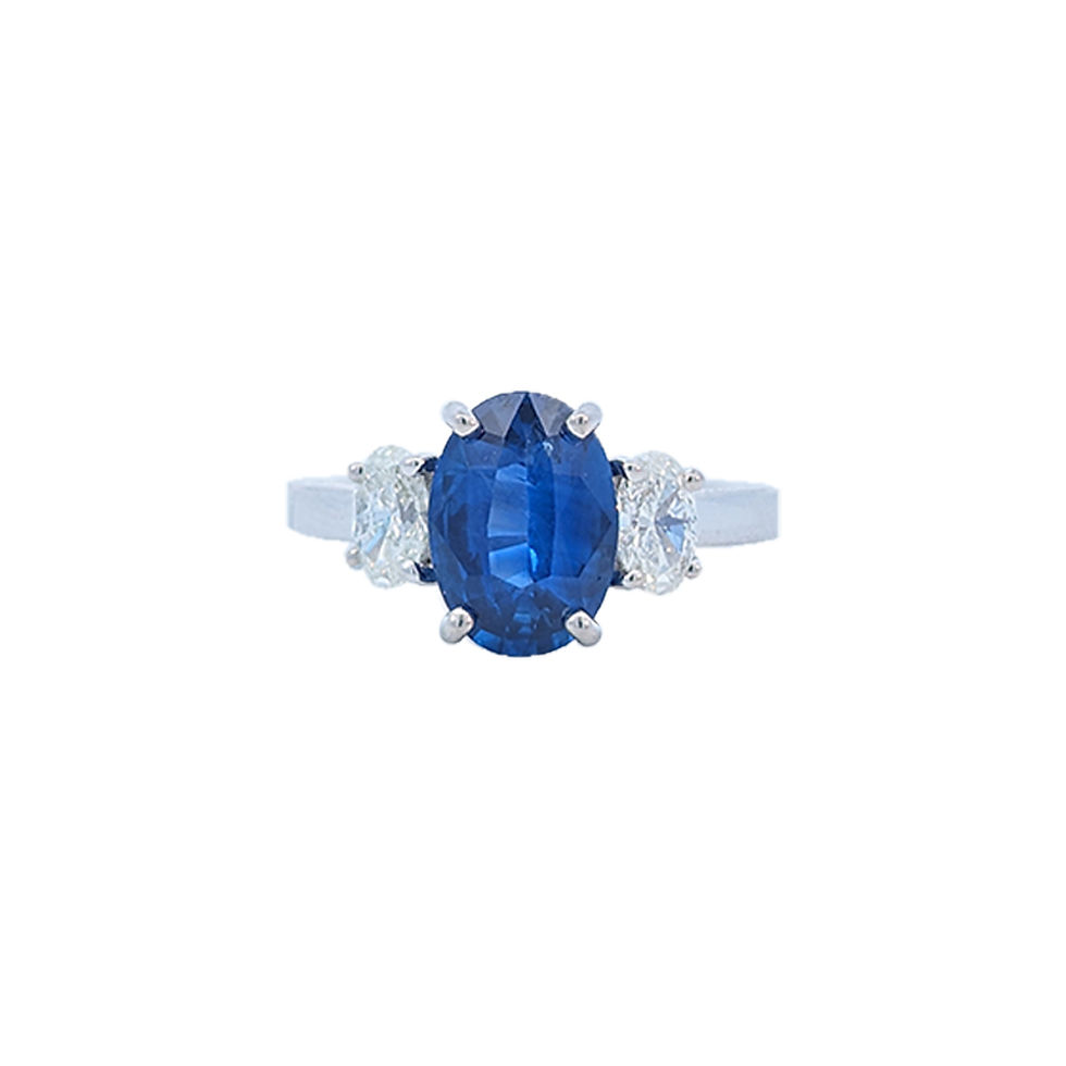 Three Stone Sapphire ring (#18269)
