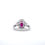 Thumbnail: Three Stone Ruby Ring (#17945)