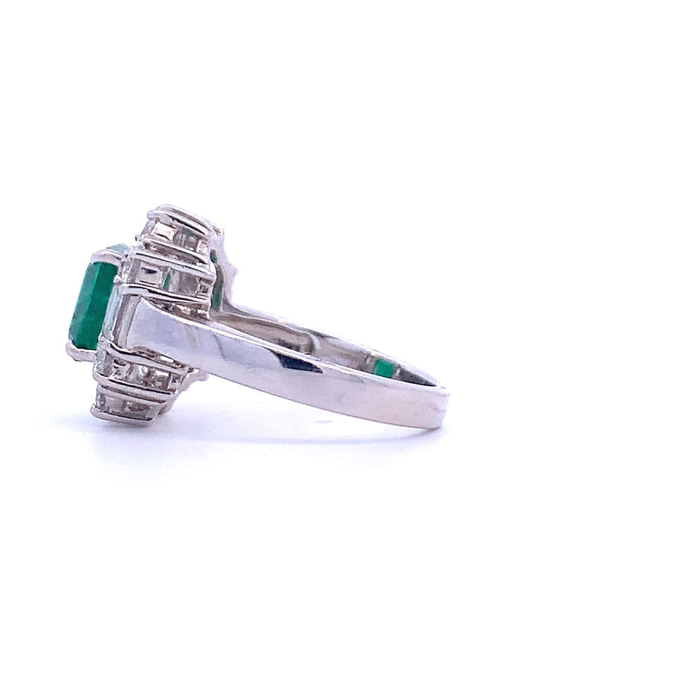 Thumbnail: Fancy Emerald Ring (#17711)