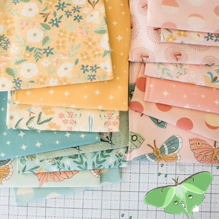 Thumbnail: Poppie Cotton Moonbeam Dreams fat quarter bundle