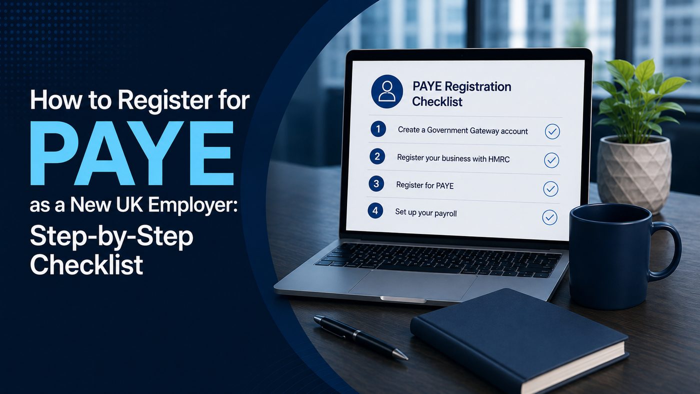 How to Register for PAYE as a New UK Employer: Step-by-Step Checklist