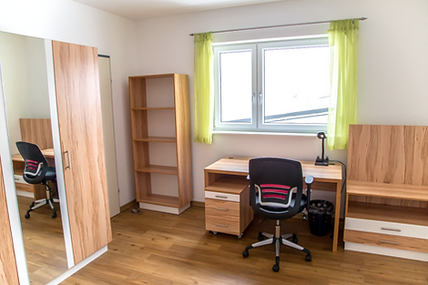 Studentenzimmer im Studentenhaus Steyr