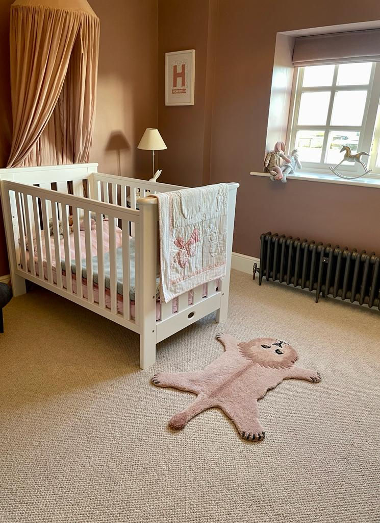 Sulking Room Pink Walls Wool Loop Carpet