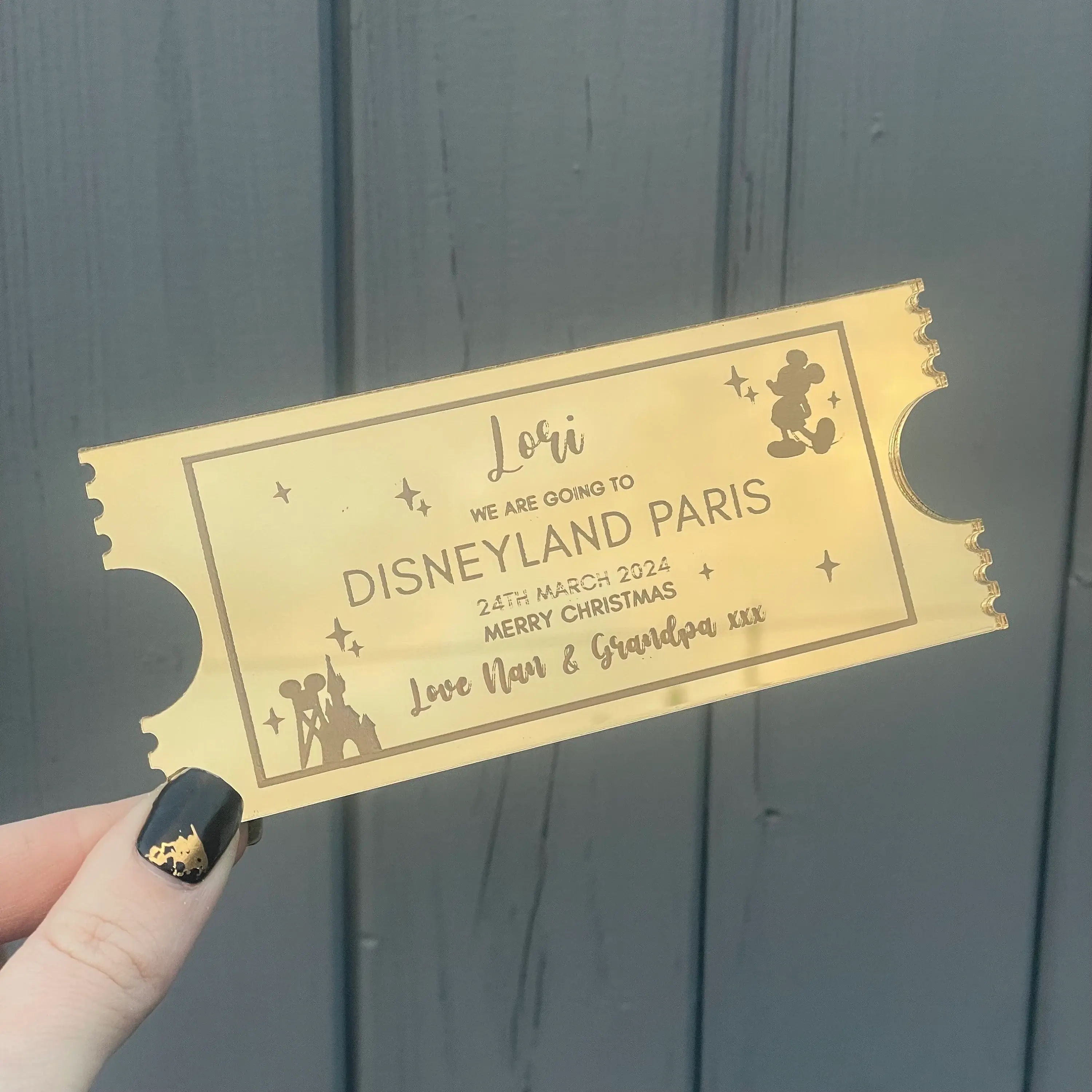 Disney Reveal Golden Ticket