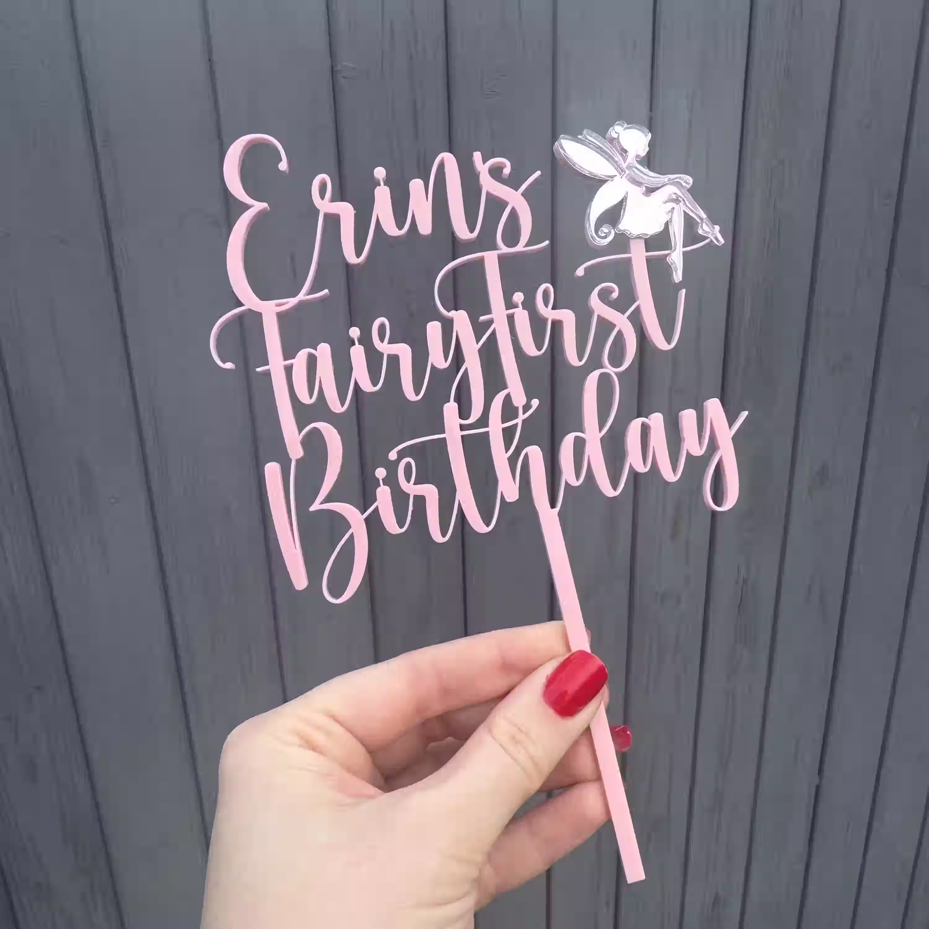 Fairy First Birthday topper