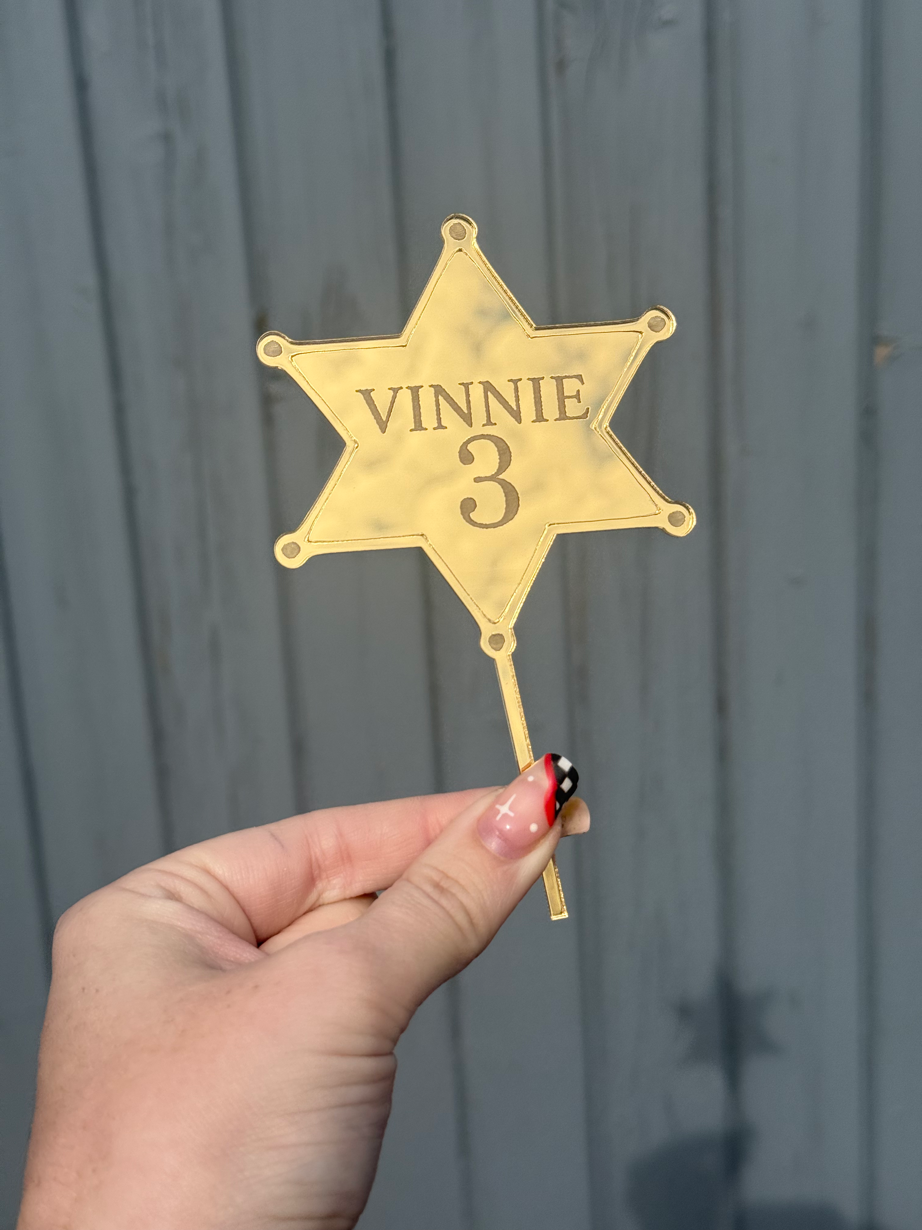 Customised Sheriff Badge