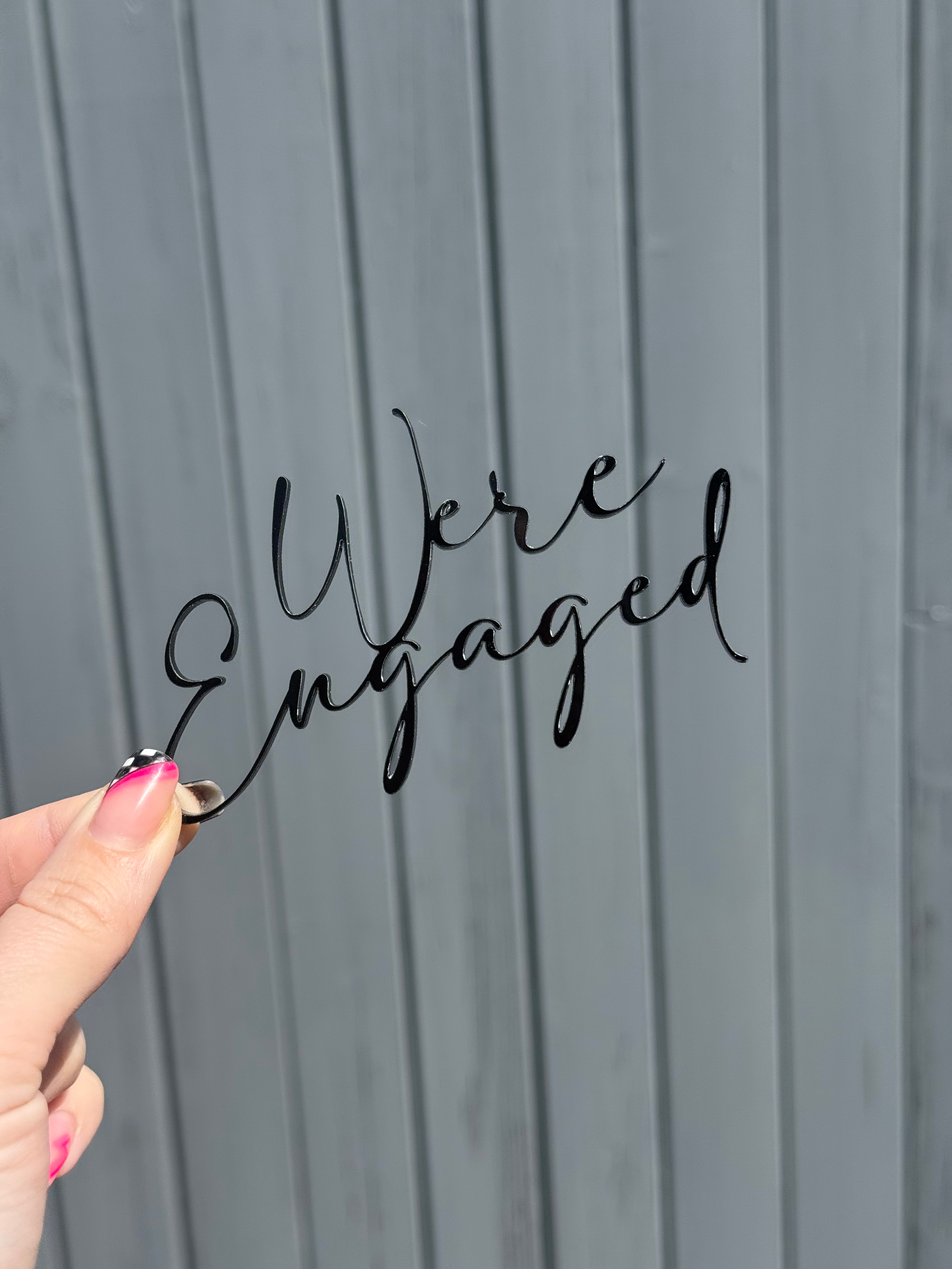 We're Engaged