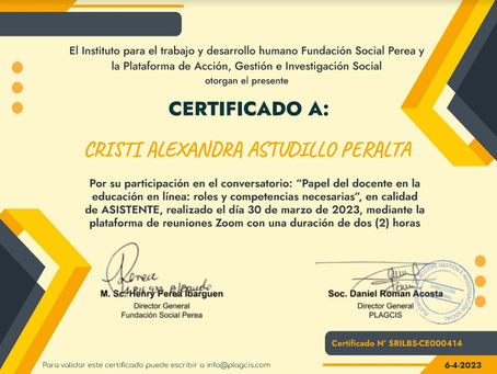 Papel del docente en la educación en línea.