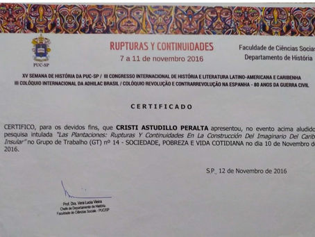 PONENCIA UNIVERSIDAD CATÓLICA DE São Paulo PUCSP. 2016