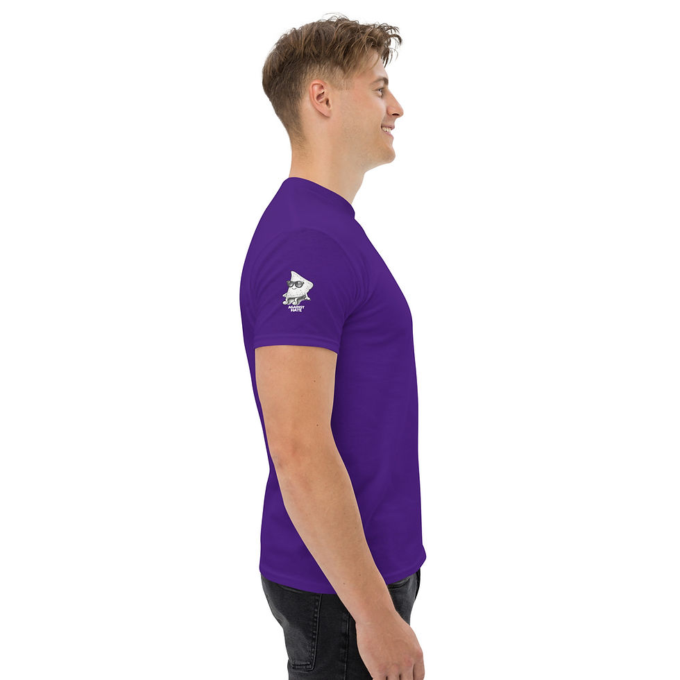 Thumbnail: Senior Nacho Against Hate Men's classic dark color T-Shirt