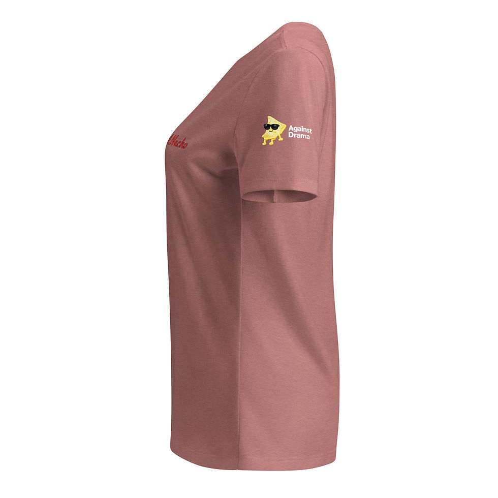 Thumbnail: Lil Nacho / Chip Against Drama / Women’s Relaxed V-Neck T-Shirt