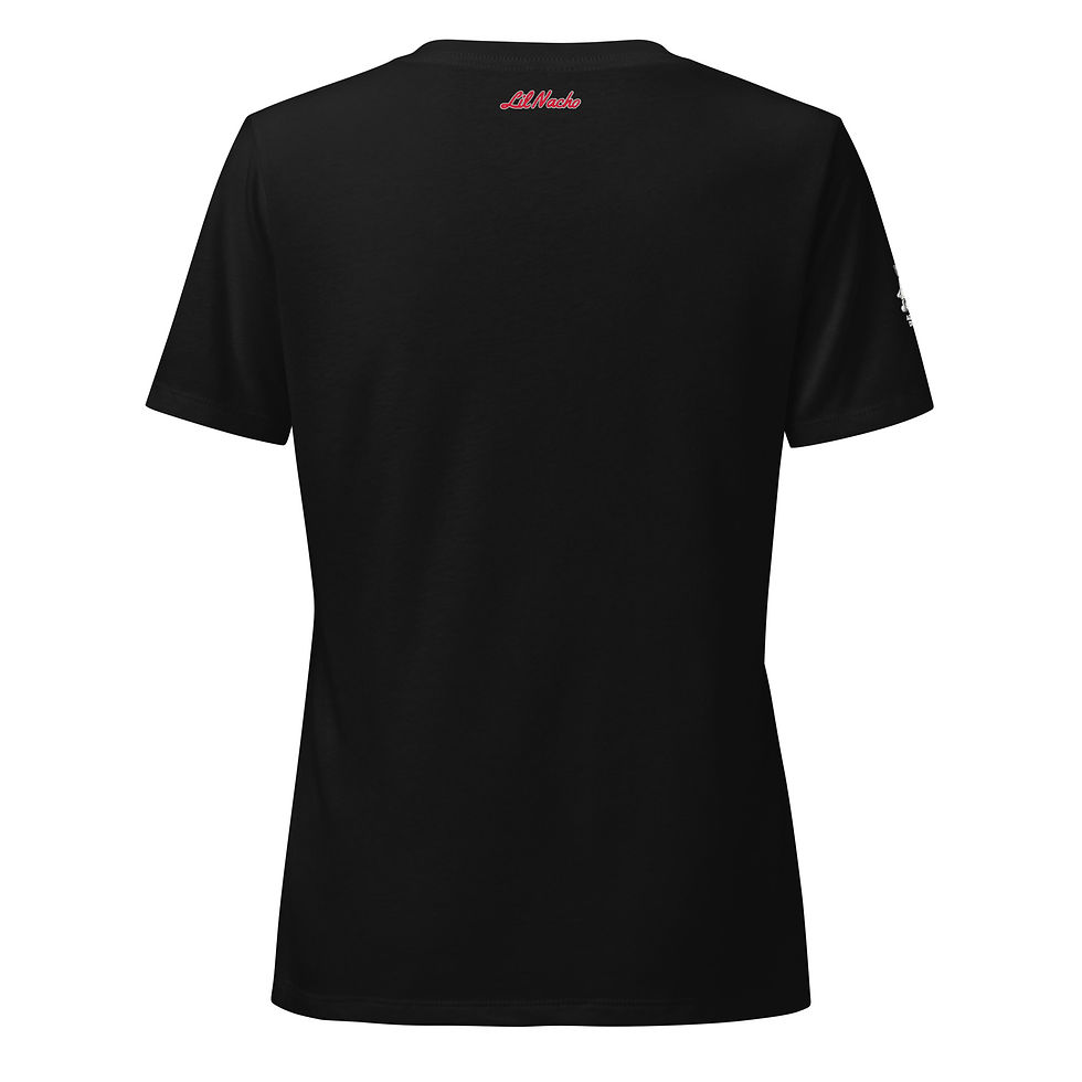 Thumbnail: Senior Nacho Against Drama Women’s Relaxed V-Neck T-Shirt Dark Colors