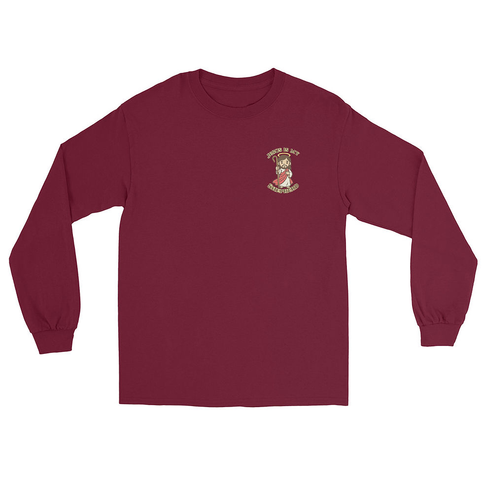 Thumbnail: Jesus Is My Shephard Men’s Long Sleeve Shirt
