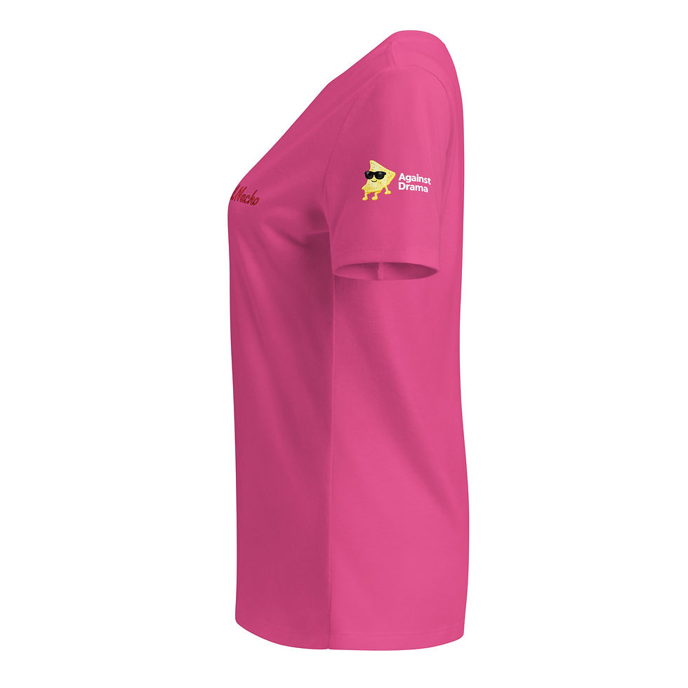 Thumbnail: Lil Nacho / Chip Against Drama / Women’s Relaxed V-Neck T-Shirt