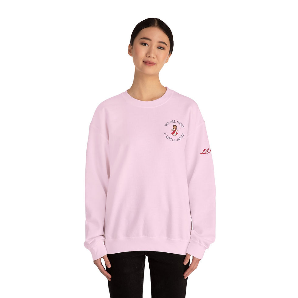 Thumbnail: Lil Nacho  We All Need A Little Jesus  Sweatshirt 