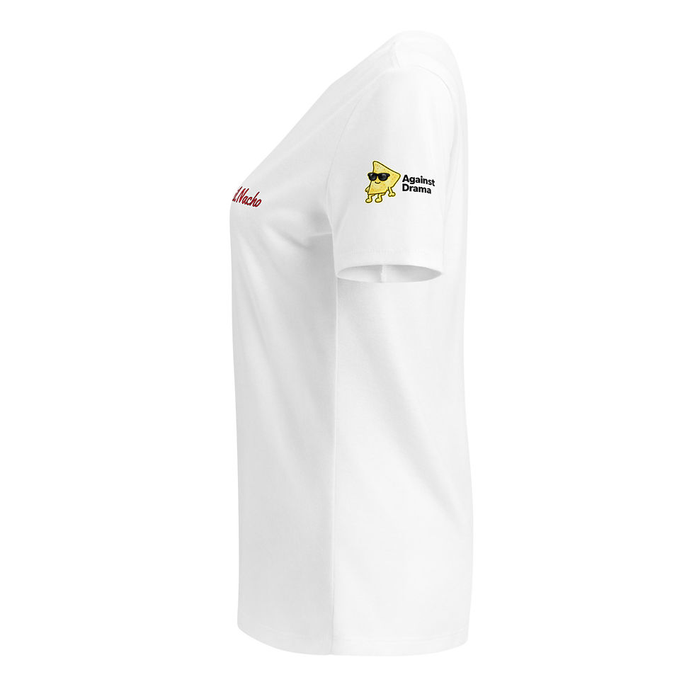 Thumbnail: Lil Nacho / Chip Against Drama / Women’s Relaxed V-Neck T-Shirt Light Colors