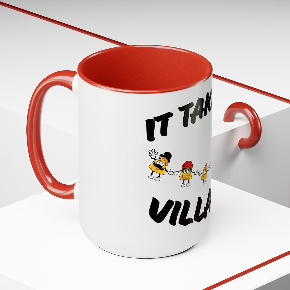 Thumbnail: Lil Nacho Super Cool Two-Tone Coffee Mugs, 15oz