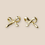 Thumbnail: Bow Earrings - Golden