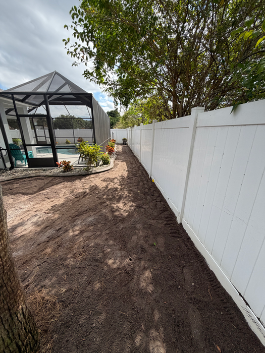 landscape border installation by M'Owen Your Lawn LLC