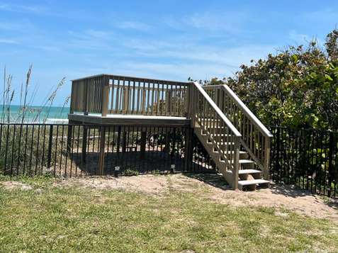Beachside Deck Building