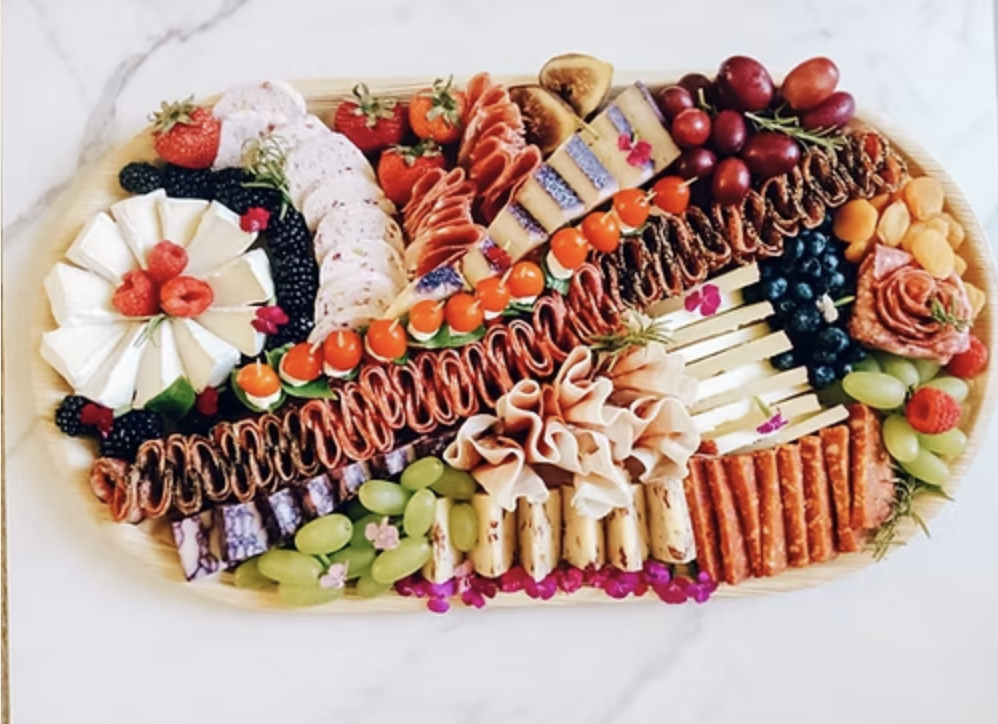 Arranged Food and Objects