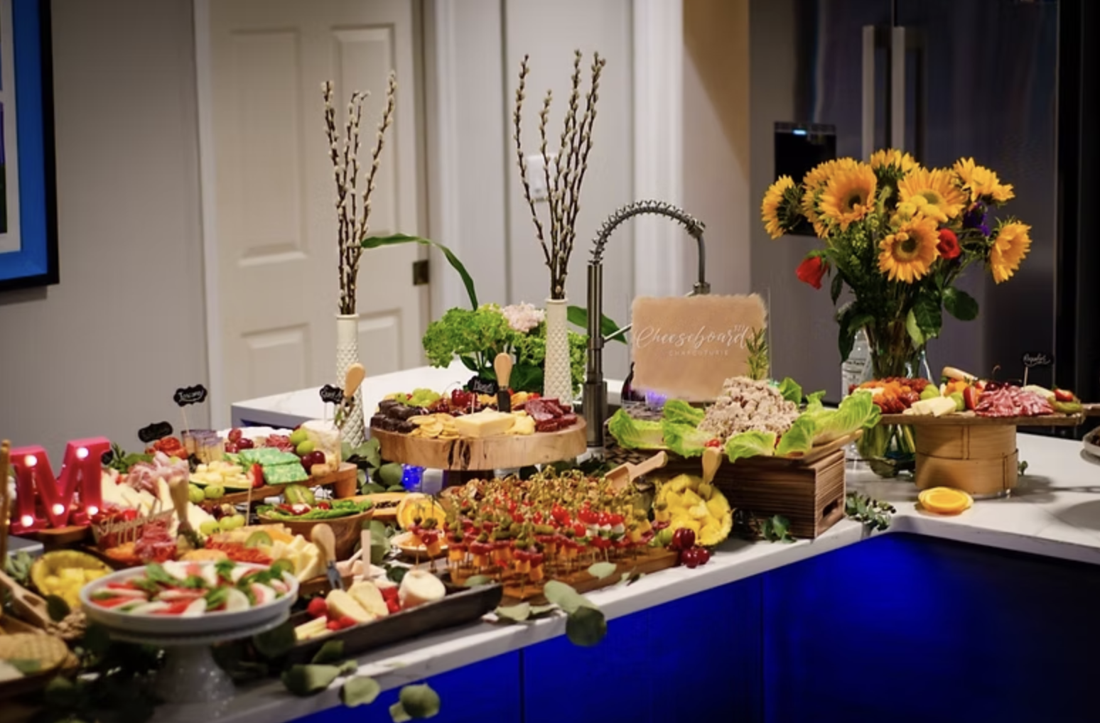 Arranged Food and Objects