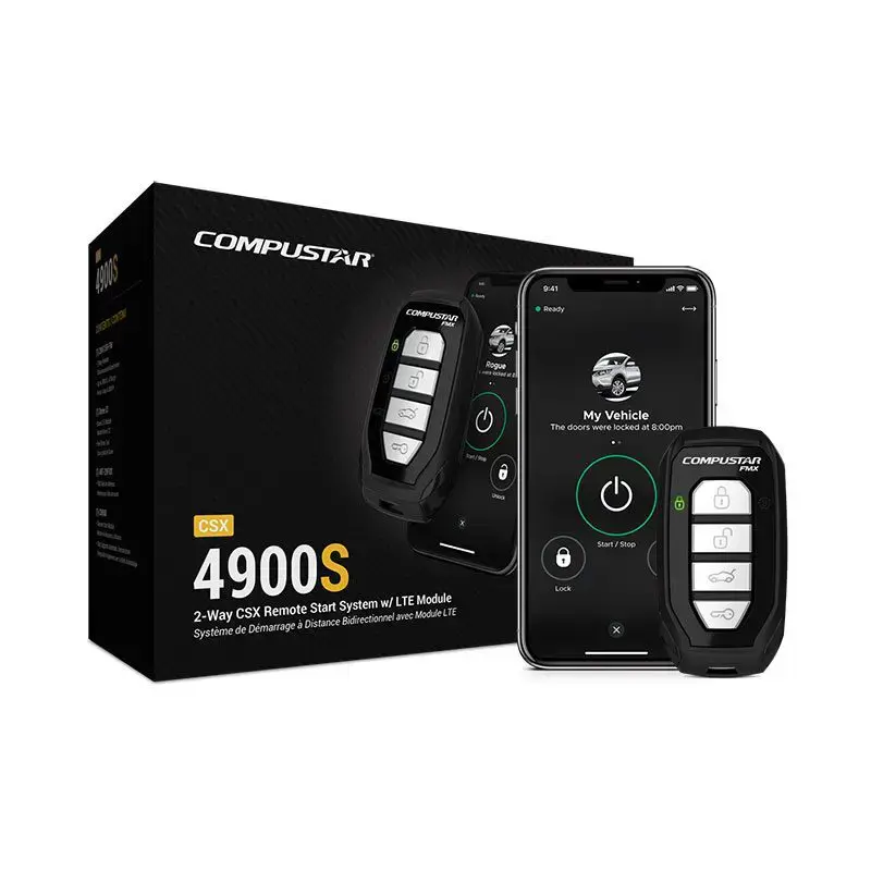 Compustar 4 Button 2 way w/Phone App Remote Start Installed