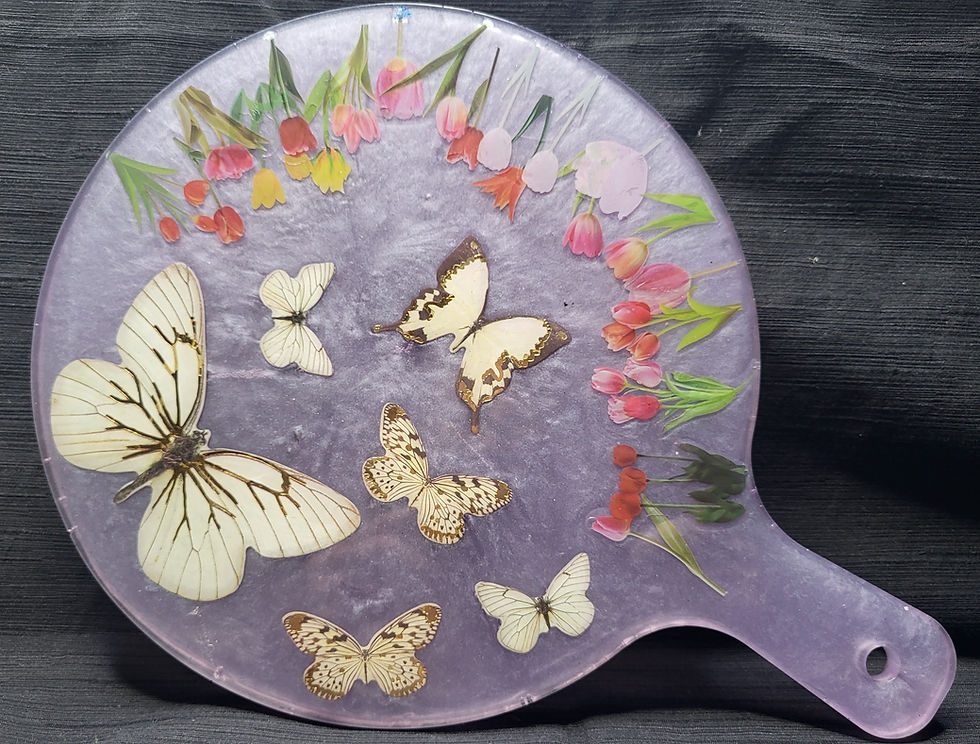 Lovely transparent epoxy creation