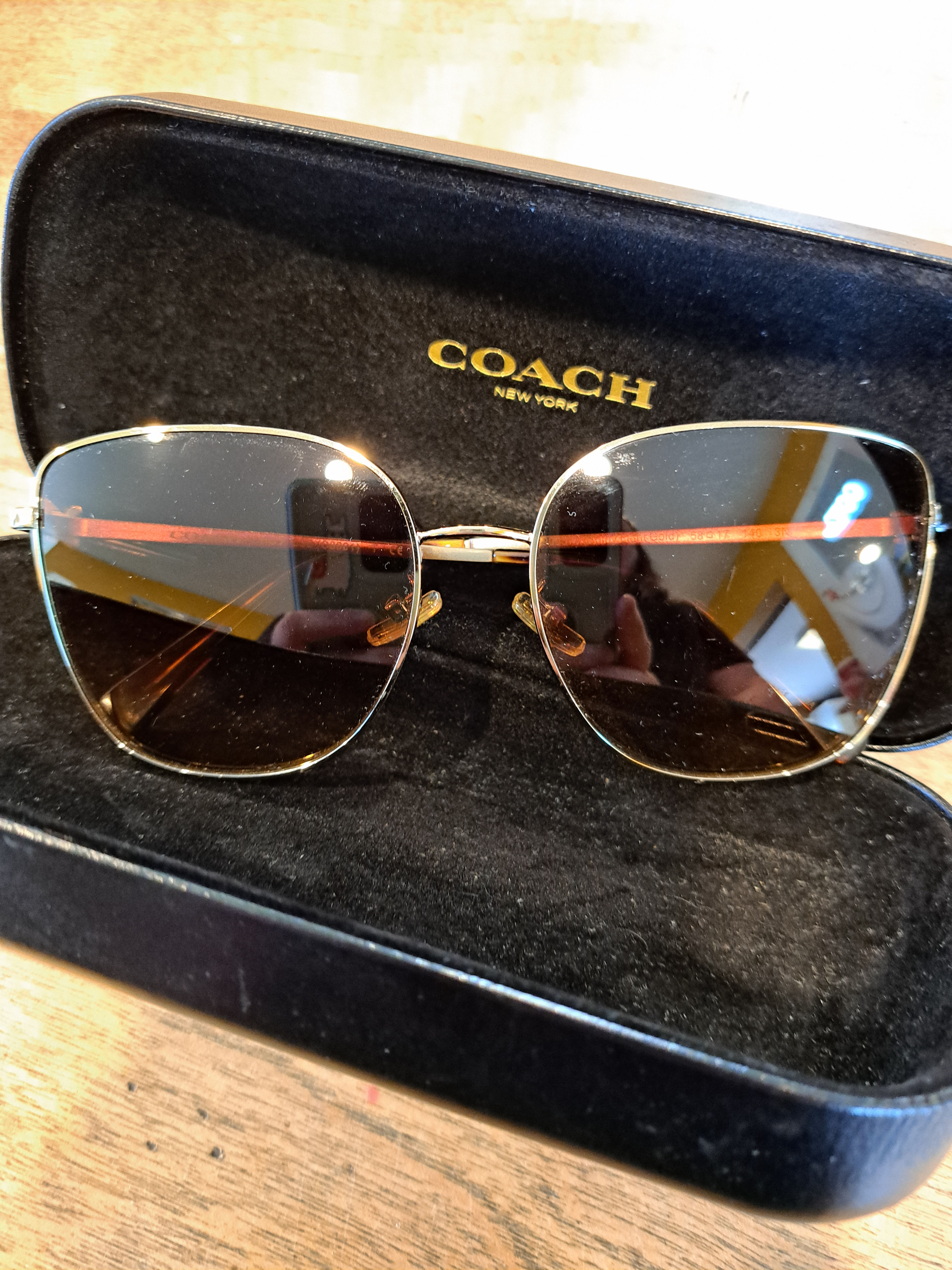 Coach Sunglasses *Shiny Light Gold*