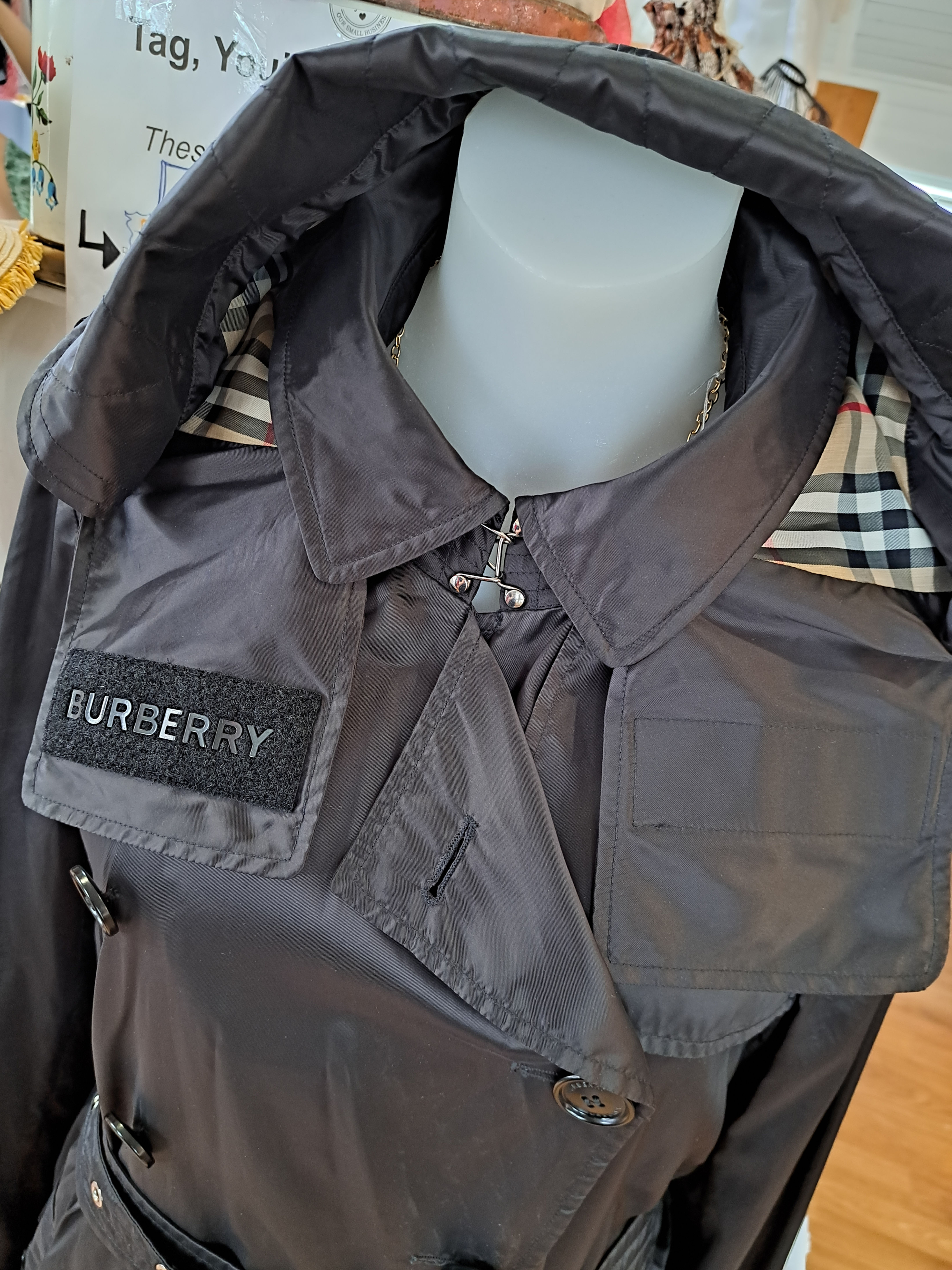 Burberry Metallic Trench