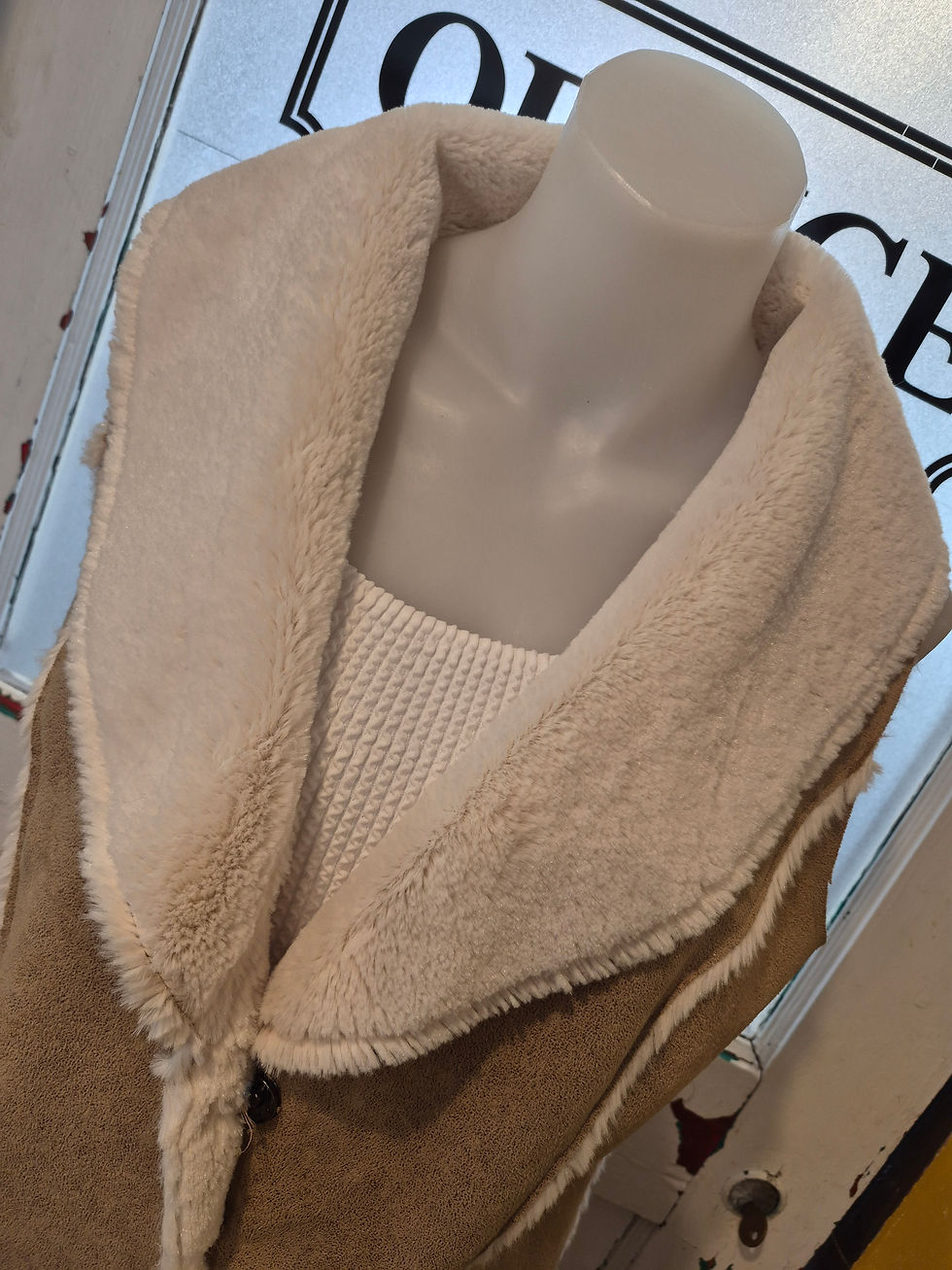 Thumbnail: Olive & Oak Suede Like Vest
