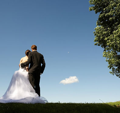Wedding Couple Outdoors