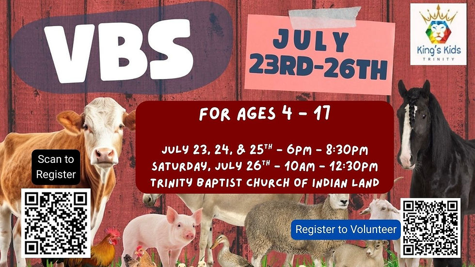 VBS - Vacation Bible School