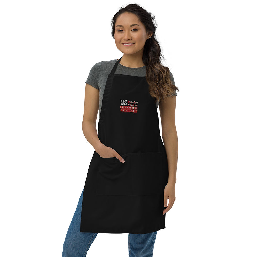 Thumbnail: God Country Embroidered Apron