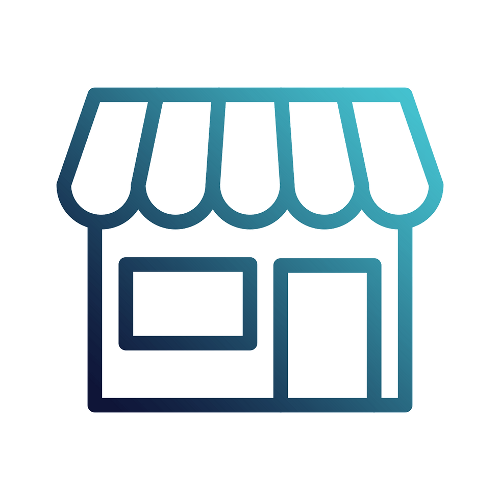 Virtual retail stores icon