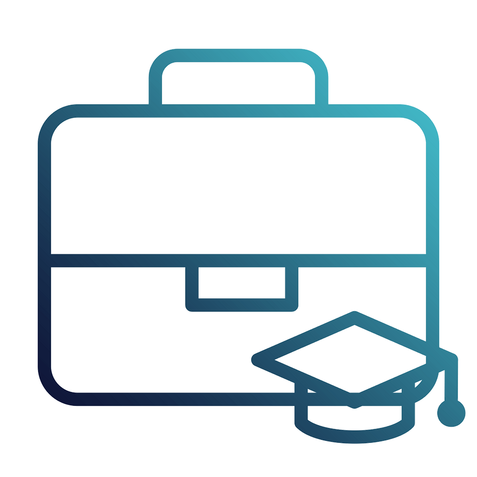 Virtual learning and training icon