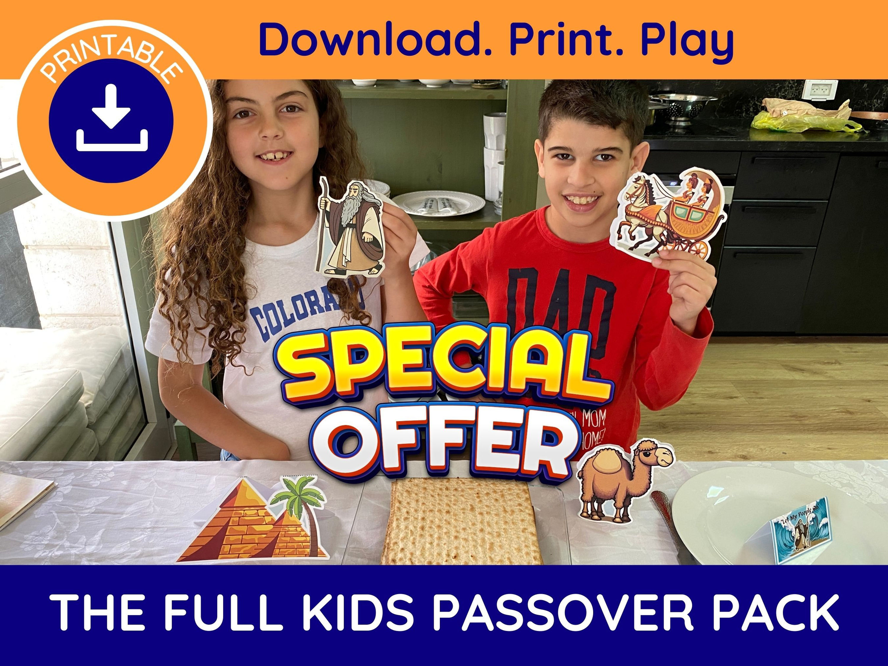 The Ultimate Passover Kids Printable Pack: Engage and Educate Your Kids With Ou