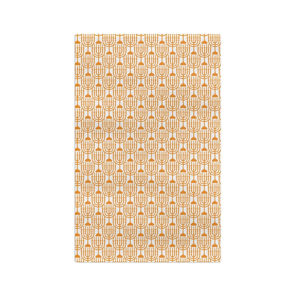 Thumbnail: Hanukkah Soft Tea Towel, Hanukkah Kitchen Towel, Hanukkah Towel, Chanukah Dish