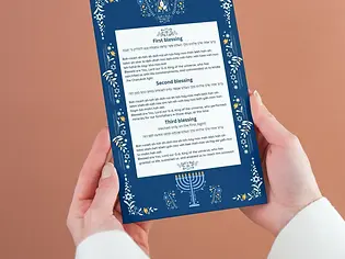 Hanukkah Blessings Pamphlet