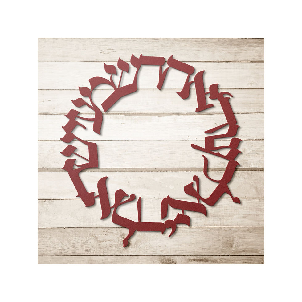 Thumbnail: Shema Israel Metal Sign