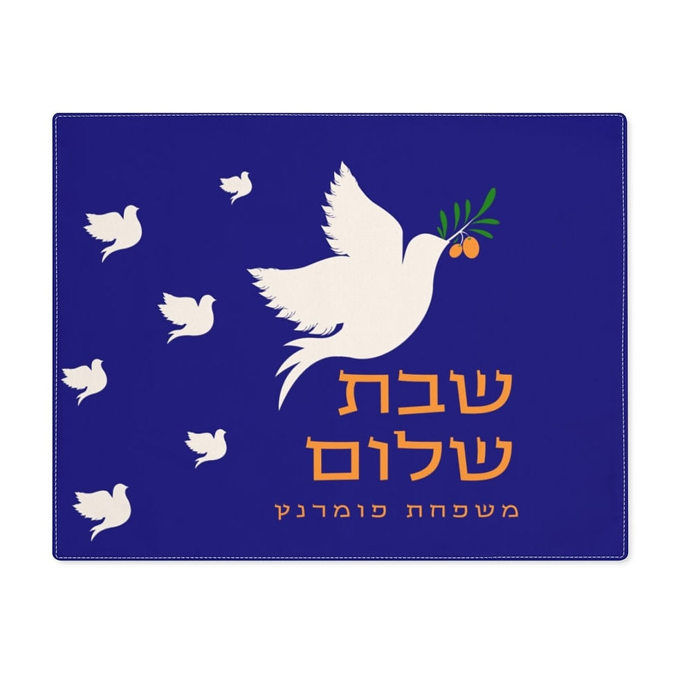 Thumbnail: Personalized Shabbat Challah Covers