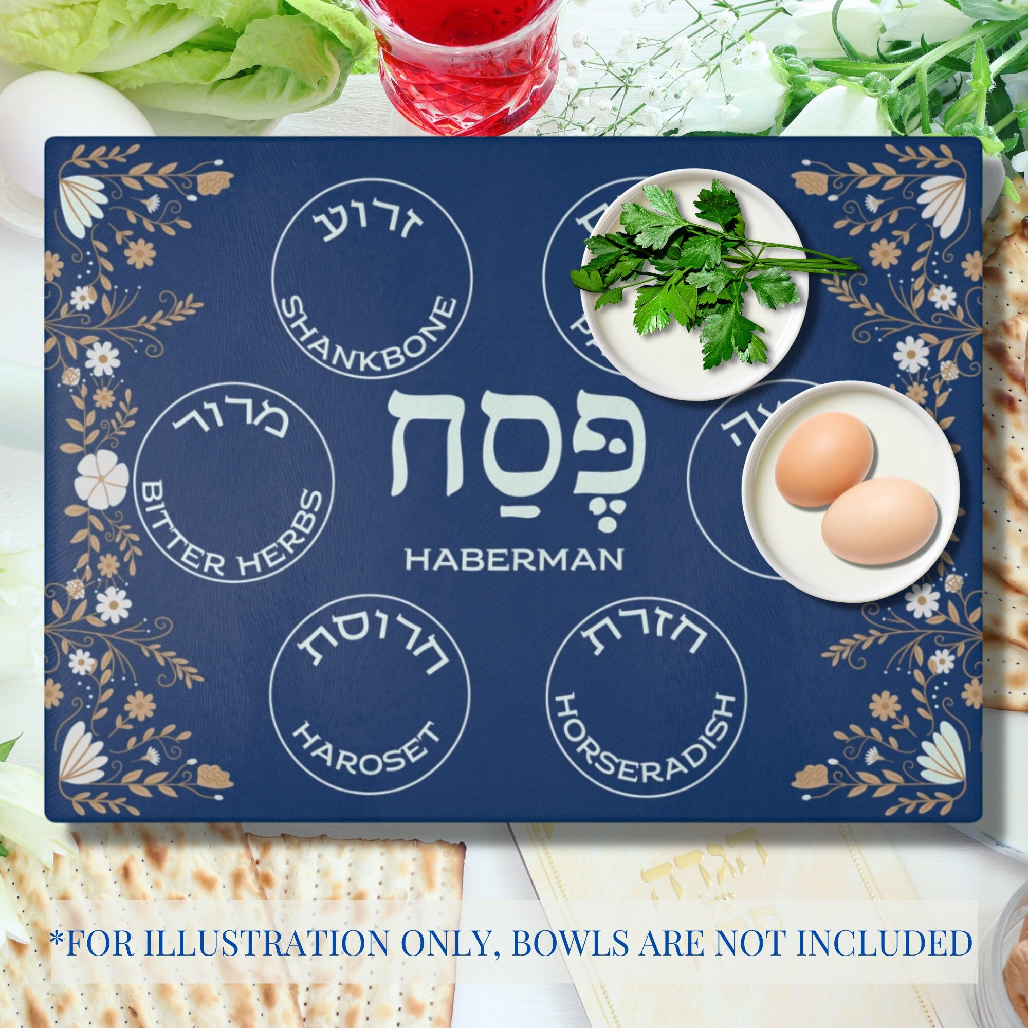Personalized Passover  Plate