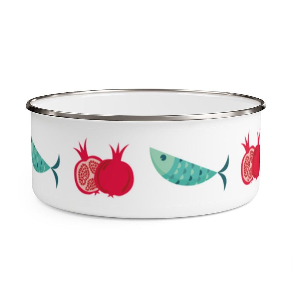 Thumbnail: Fish and Pomegranate Rosh Hashanah Container