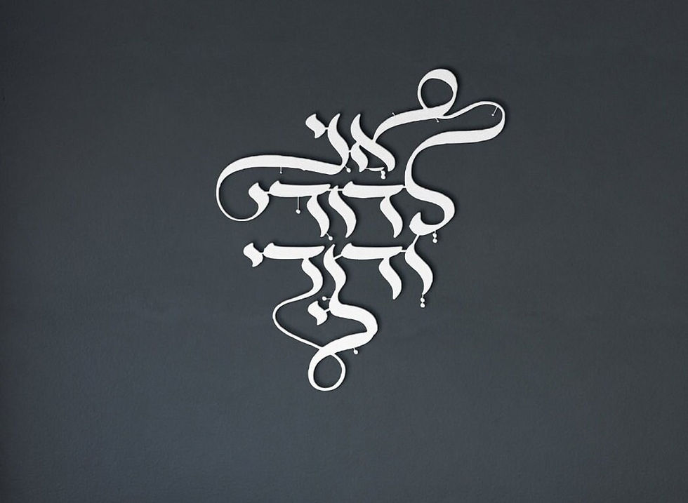 Thumbnail: Ani Ledodi Jewish Wall Decor Metal Signs