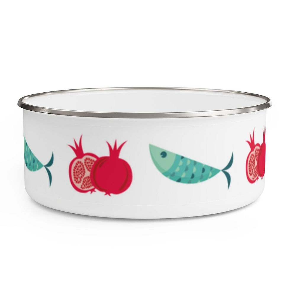 Thumbnail: Fish and Pomegranate Rosh Hashanah Container