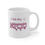 Thumbnail: I Love My Savta Mug in Pink, Jewish Mug Gift for Grandma