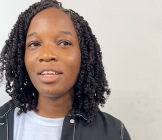 Education Congo scholarship recipient who is a 3rd year medical student